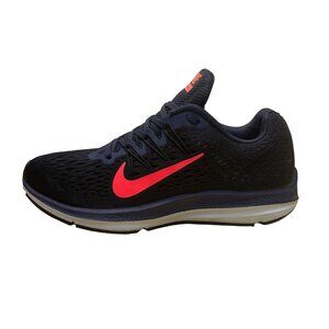 Nike Men's Black & Blue Mesh Zoom Winflo 5 Running Sneakers Size 7.5
